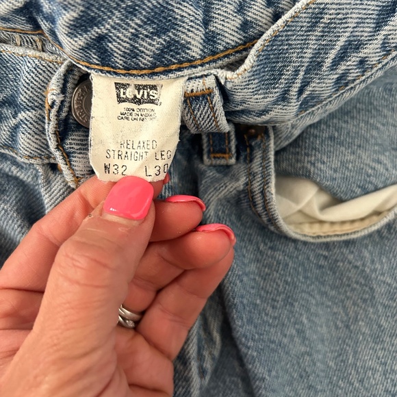 Men's Levi's Straight Leg 32x30 Light Wash - Picture 3 of 5